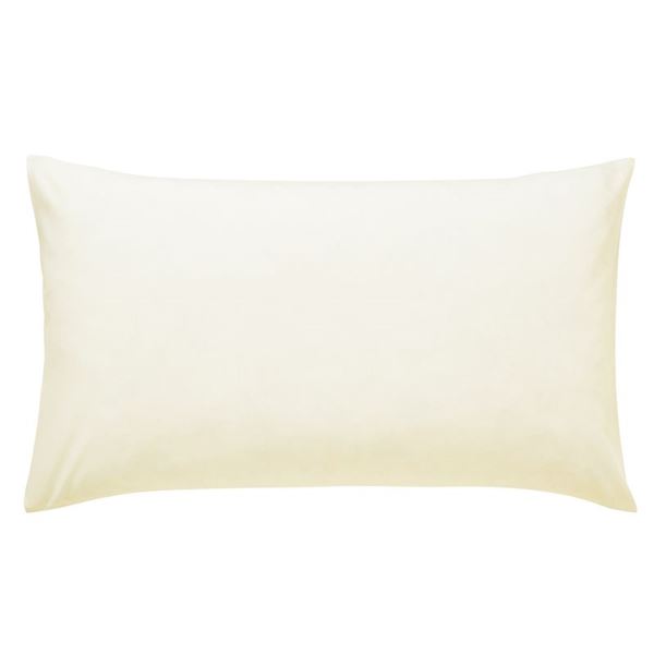 Plain Dye Housewife Pillowcase - Ivory